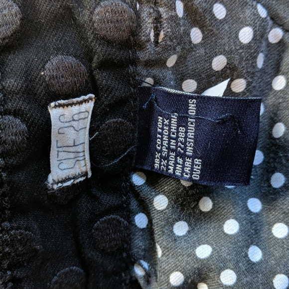 Alexa Chung Madewell Polka Dot Denim Shorts - Picture 6 of 7